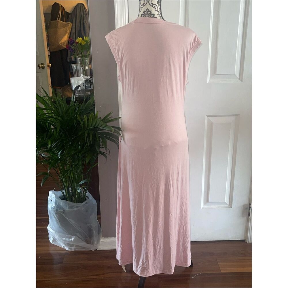 OGL NWT Sleeveless Pink Maxi Dress with built in bra- Soft Everyday Style - Picture 4 of 4